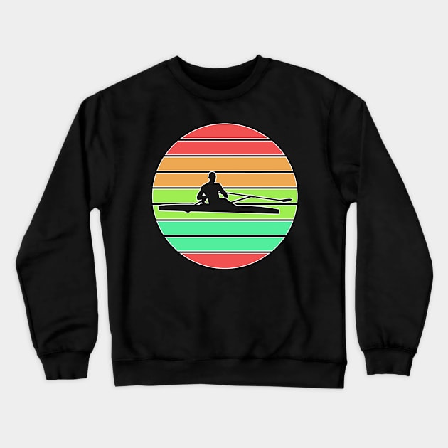 Rowing Crewneck Sweatshirt by TheBestHumorApparel